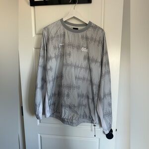 Gray Patterned Men's Sweatshirt